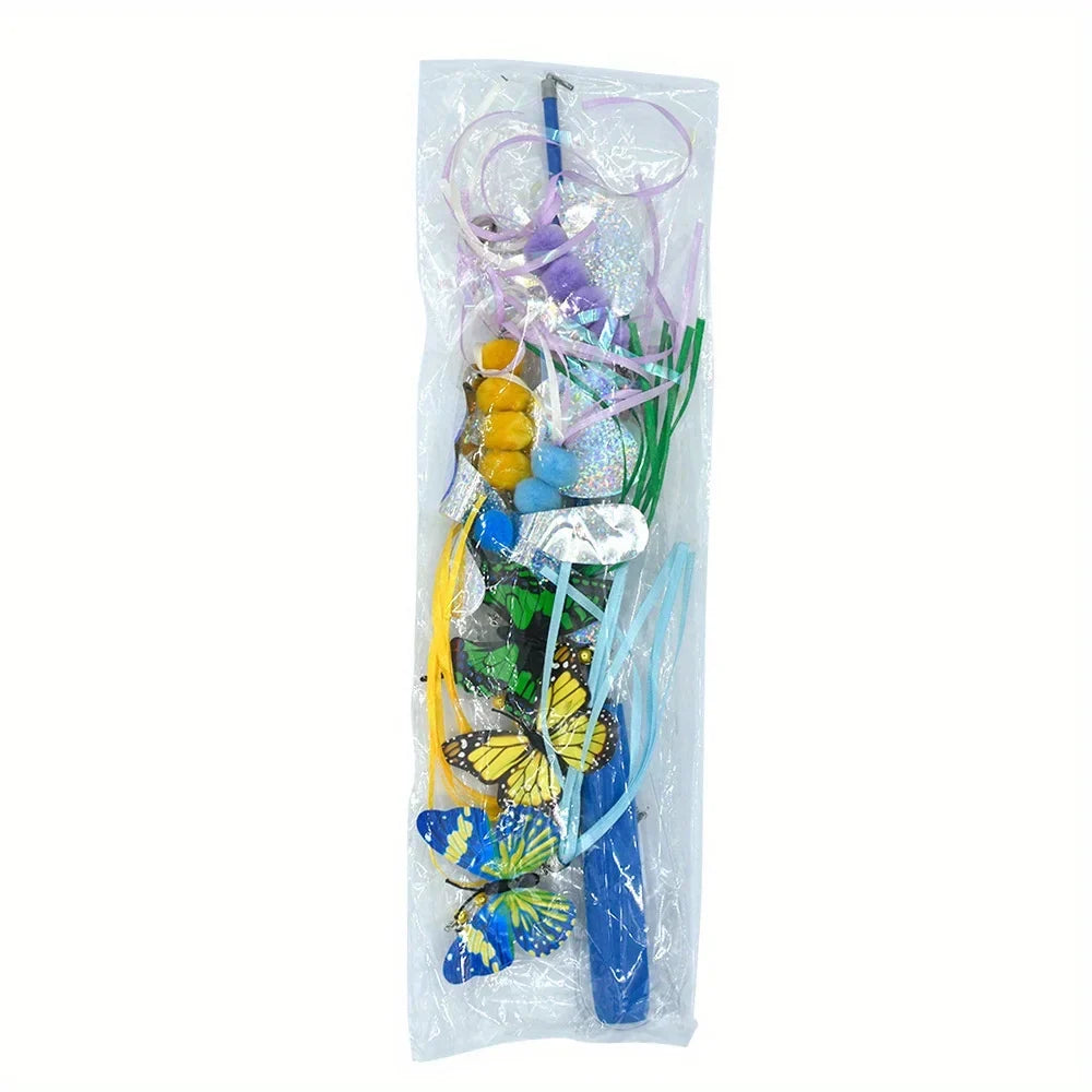 Feather Cat Wand 7-Pack with Bells