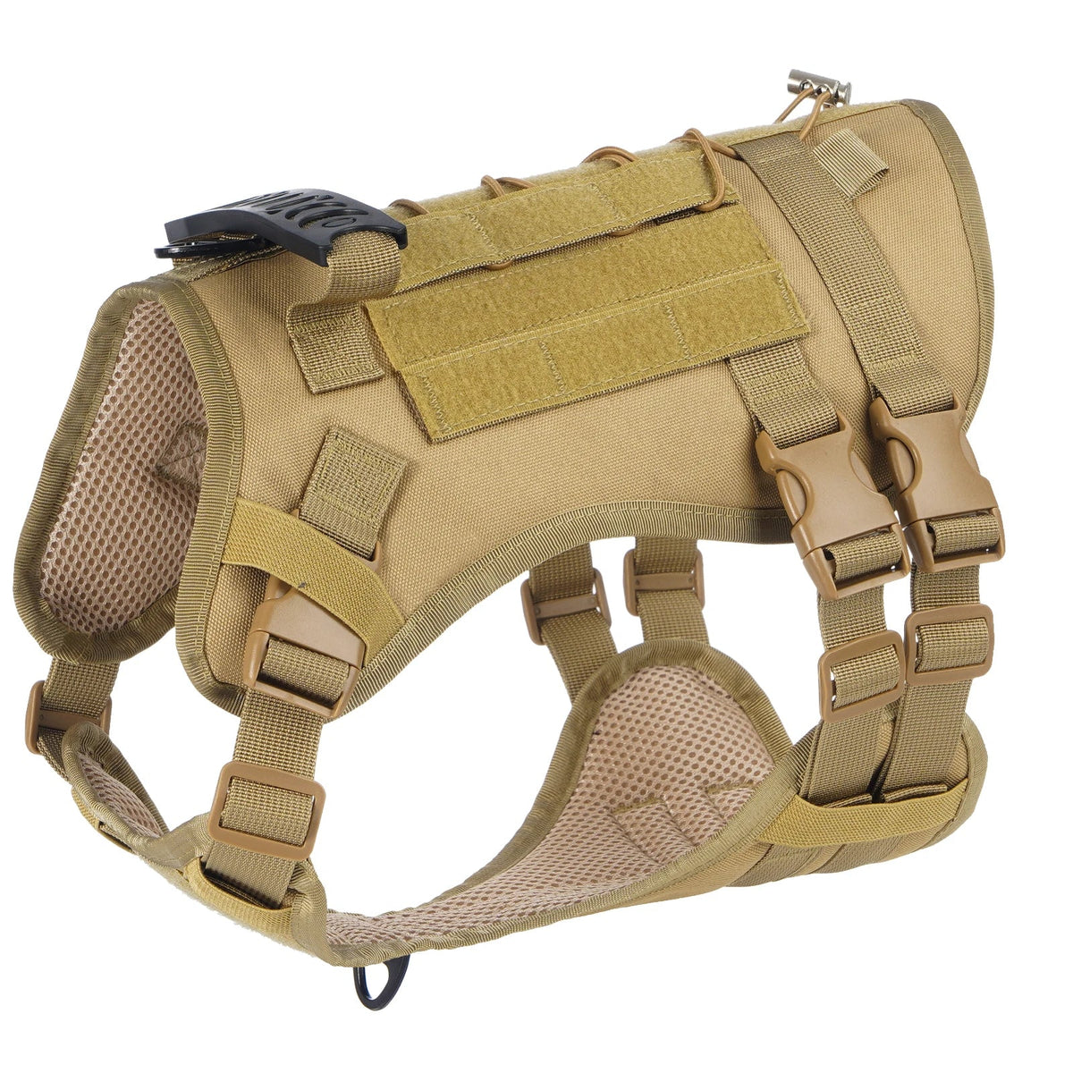 Tactical Chest Strap Dog Harness with Reinforcement Loop