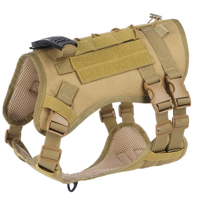Tactical Chest Strap Dog Harness with Reinforcement Loop