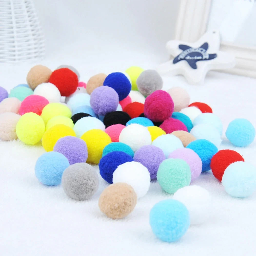 Interactive Pompom Launcher Cat Toy