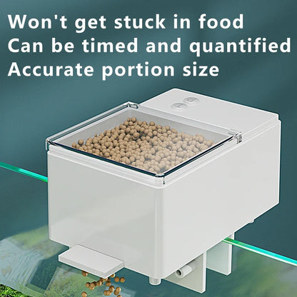 Adjustable Automatic Fish Feeder – Quantitative Aquarium Feeder for Goldfish & Indoor Tanks