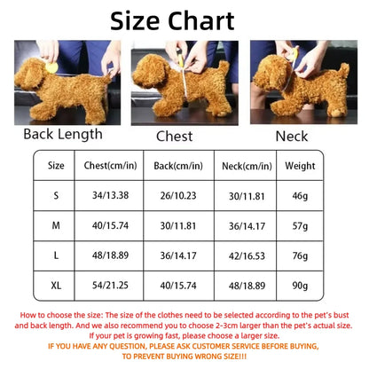 Fleece Vest Jacket for Small Dogs & Cats | Warm Winter Coat for Chihuahuas & French Bulldogs