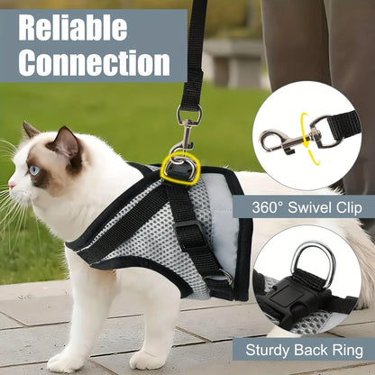 Cat Collar, Harness & Leash Set for Kittens