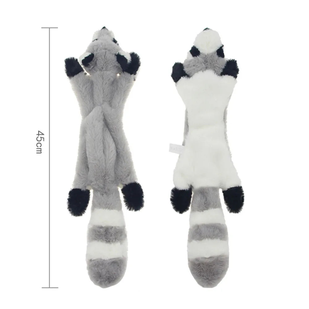 Stuffing-Free Squeaky Dog Toy with Crinkle