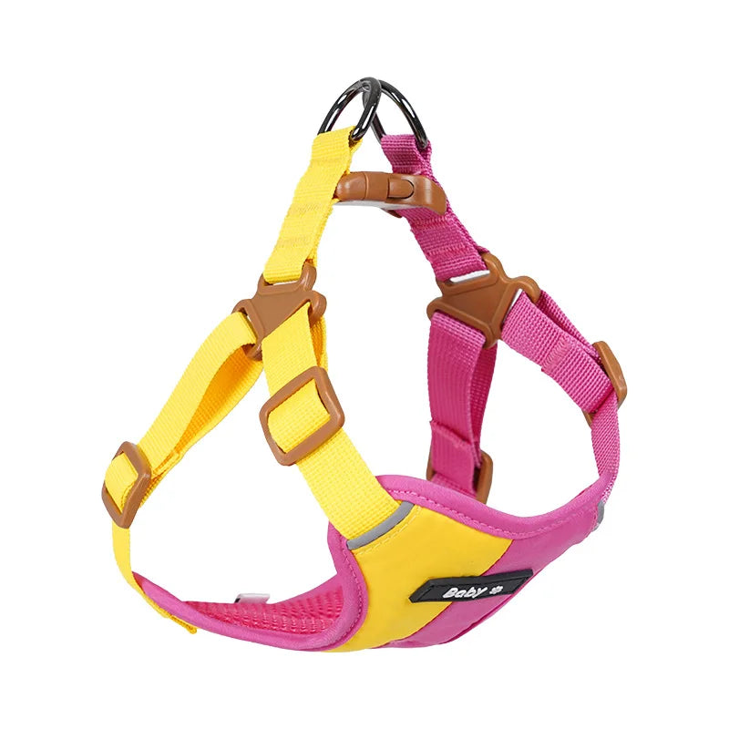 Reflective Adjustable Harness & Leash Set for Small & Medium Dogs & Cats
