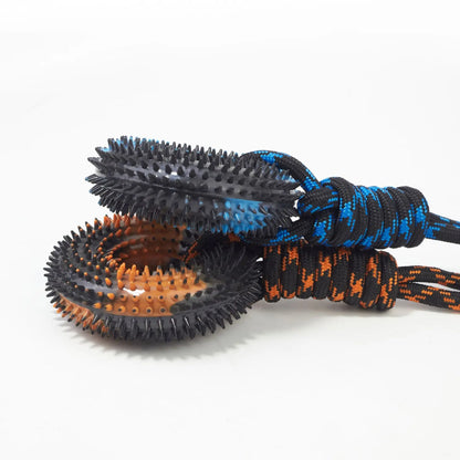 Spiked Ring Chew & Teeth Cleaning Toy for Large Dogs