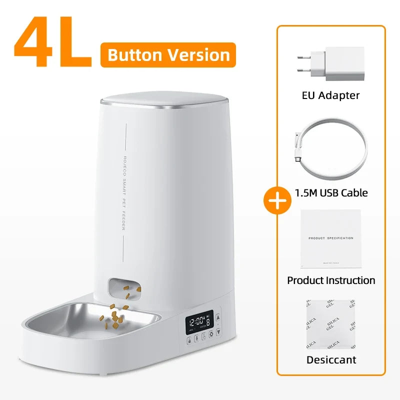 Smart WiFi Automatic Cat Feeder with Remote Control
