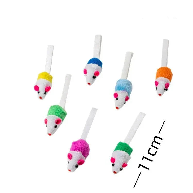 Catnip Mouse Toys with Rattle