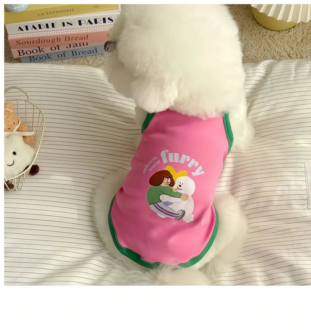 2-in-1 Cooling Slip Dress & Vest for Small Dogs & Cats | Breathable Summer Princess Skirt for Chihuahuas & Puppies