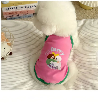 2-in-1 Cooling Slip Dress & Vest for Small Dogs & Cats | Breathable Summer Princess Skirt for Chihuahuas & Puppies
