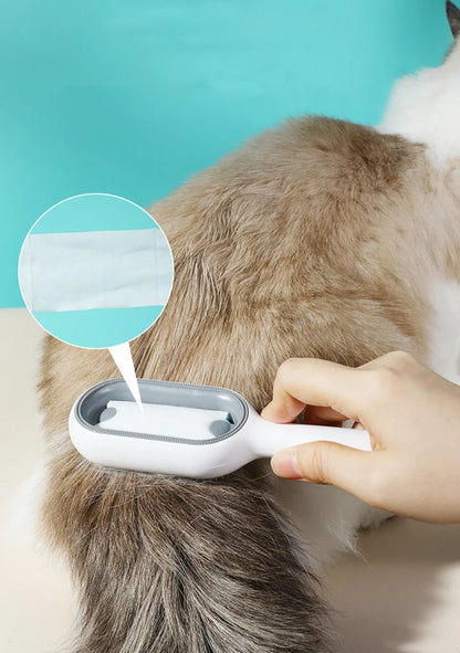 Double-Sided Pet Hair Removal Brush