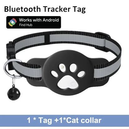 Google Find My Pet Collar Tracker for Android — IP68 Waterproof, No Subscription