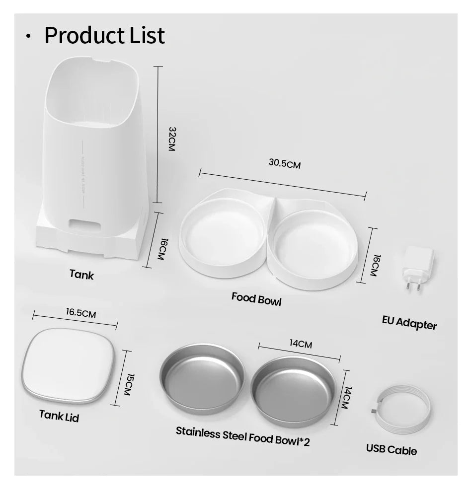 Smart WiFi Automatic Cat Feeder with Remote Control