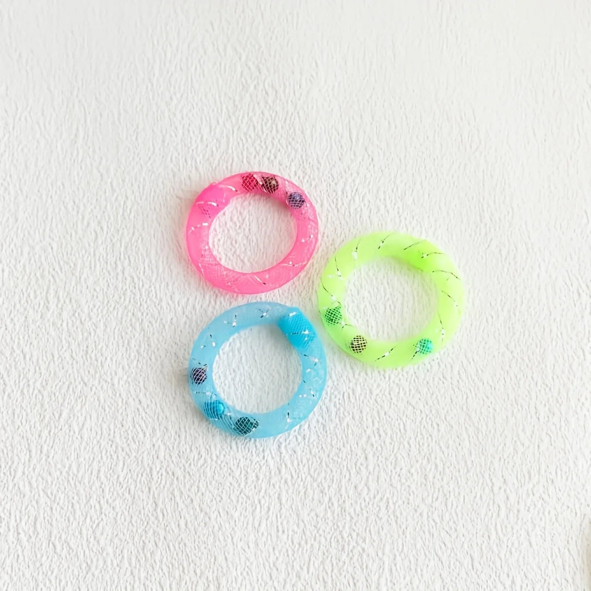 Donut-Shaped Spring Toy with Bell for Cats
