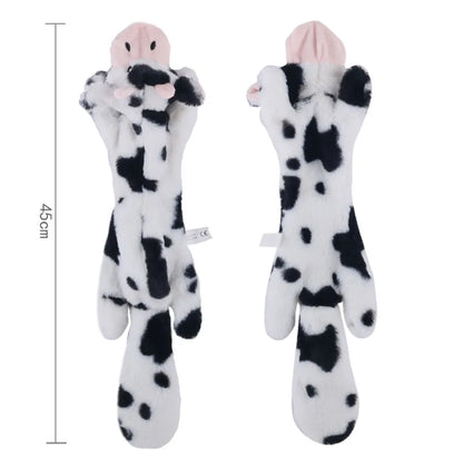 Stuffing-Free Squeaky Dog Toy with Crinkle