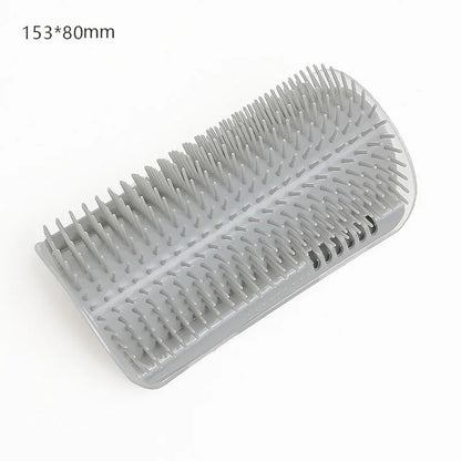 Cat Self-Grooming Wall Corner Brush - Massage & Hair Removal Tool