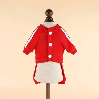 Fleece Hoodie Jumpsuit for Dogs & Cats