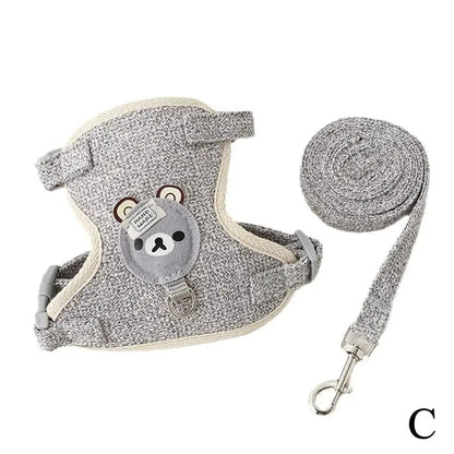 Adjustable Harness & Collar for Kittens and Small Pets