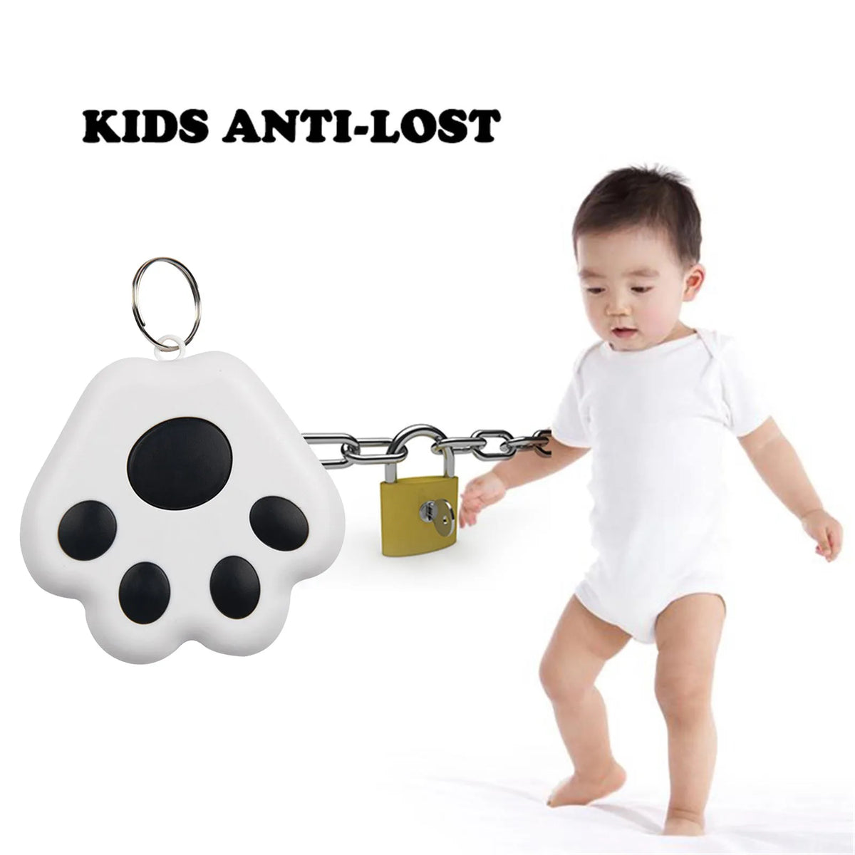 Bluetooth 5.0 Mini Anti-Lost Tracker Tag for Pets, Kids, Keys & Bags