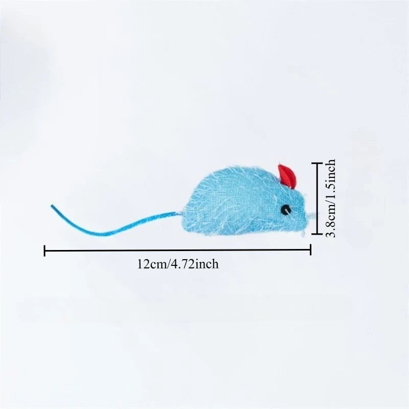 Mouse Shaped Cat Toys - 3 Pack