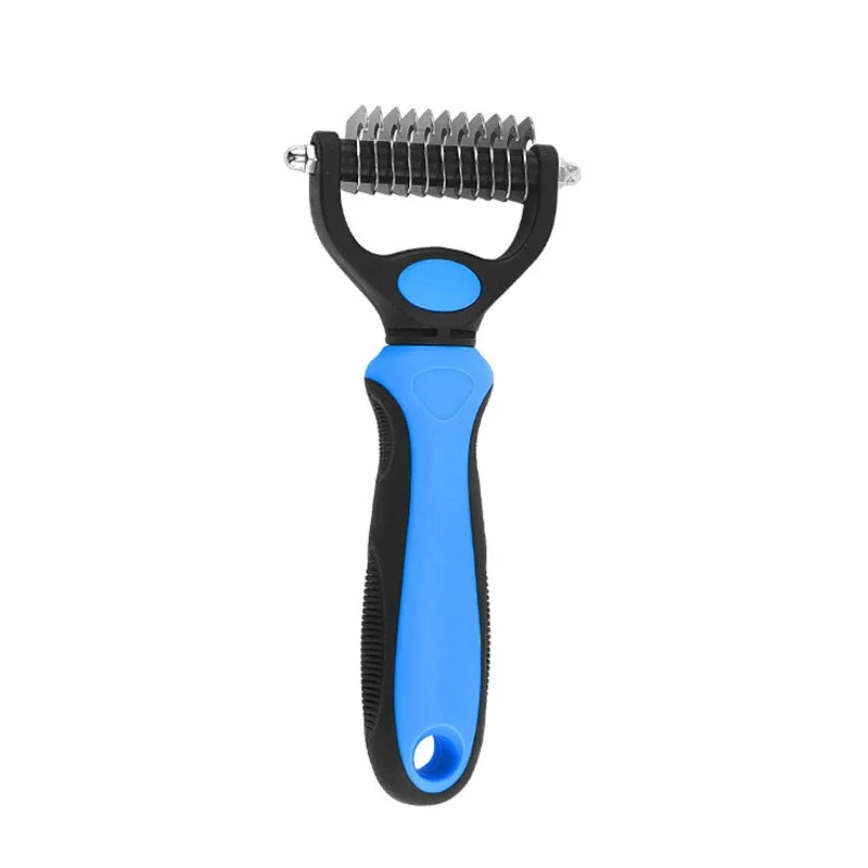Pet Deshedding Brush - Professional Dog & Cat Hair Remover Grooming Comb