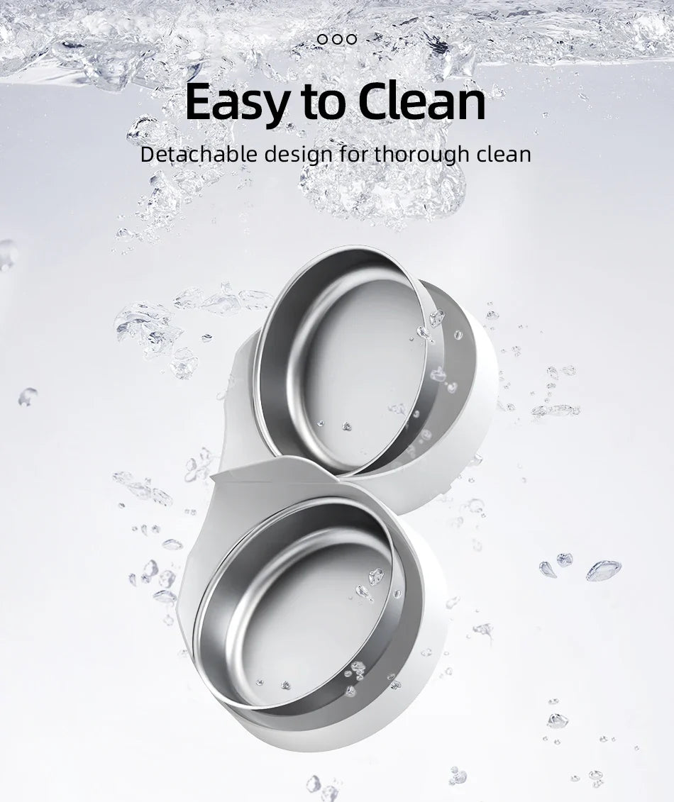 Stainless Steel Single & Double Bowl Accessories For 4L Automatic Pet Feeder Cat Food Dispenser Without Pet Feeder