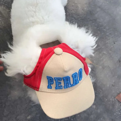Dog Baseball Cap with Visor - Summer Sun Hat