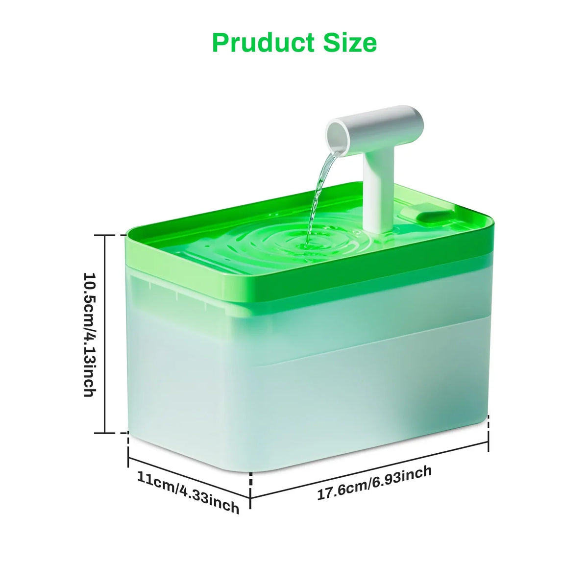 Automatic Pet Water Fountain with Sensor