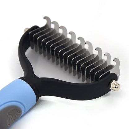 Professional Pet Deshedding Brush - Hair Remover for Dogs and Cats