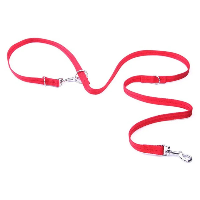 Dual Pet Leash 190cm - V-Shape Twin Lead for Two Dogs or Cats