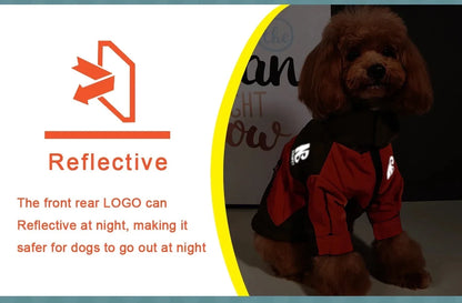 Waterproof Hooded Dog Raincoat & Sport Hoodie