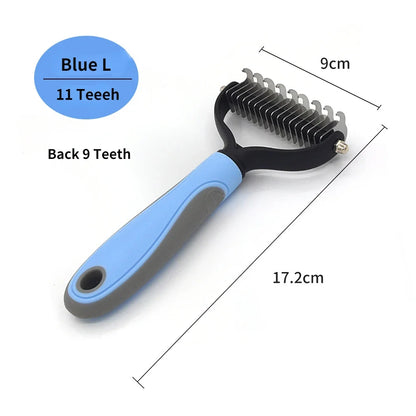 Professional Pet Deshedding Brush - Hair Remover for Dogs and Cats