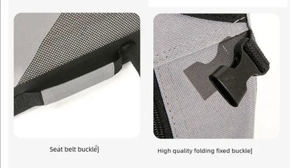 Foldable Soft Pet Crate & Travel Carrier with Mat — 3 Doors