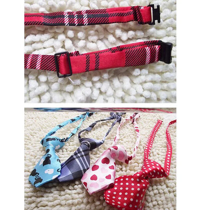 Adjustable Pet Bow Tie Collar